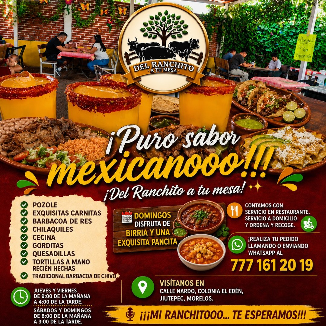 Anuncio de Mi Ranchito Jiutepec: Restaurante