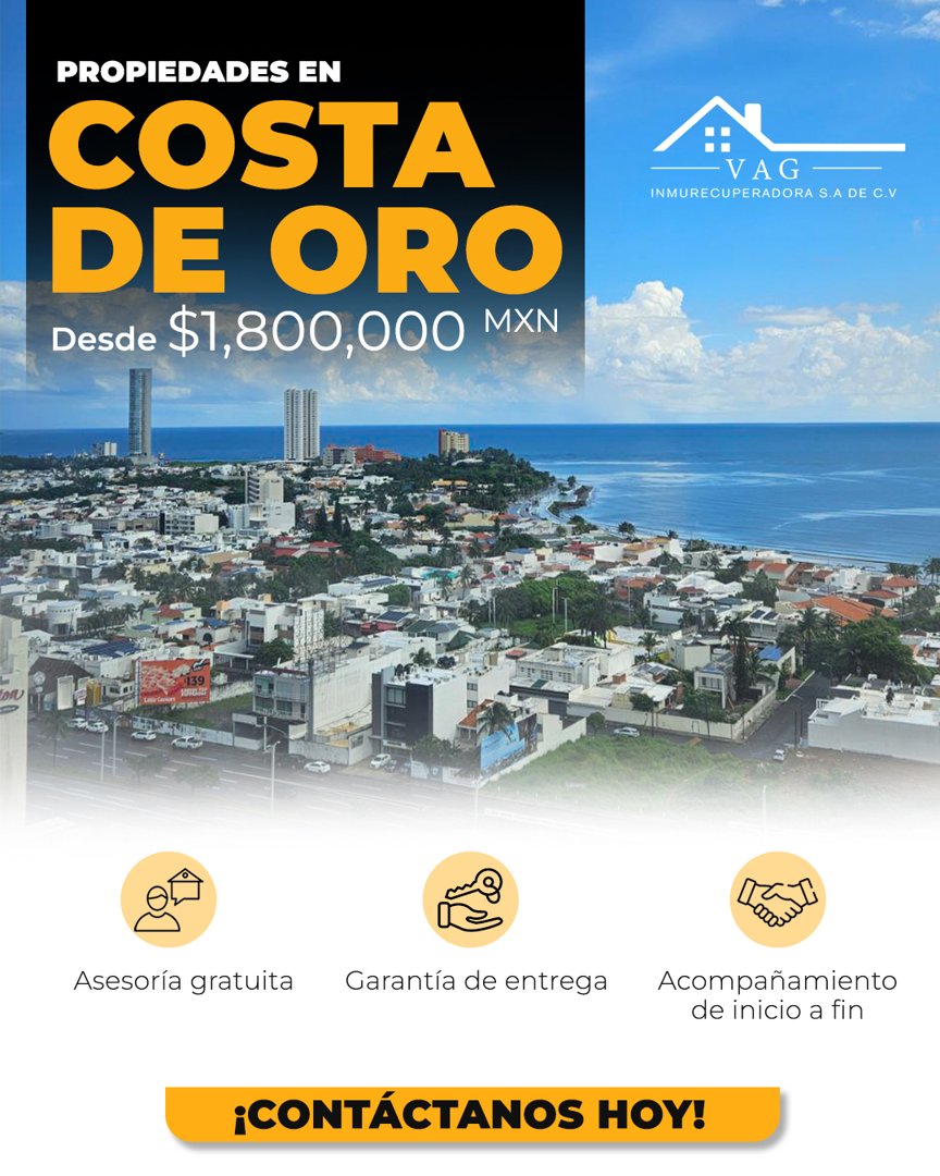 Anuncio de VAG Inmurecuperadora Veracruz: Remates bancarios