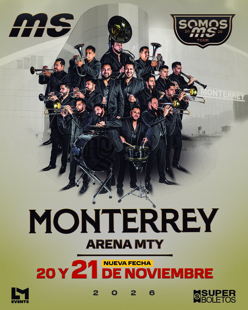 Anuncio de BANDA MS: concierto