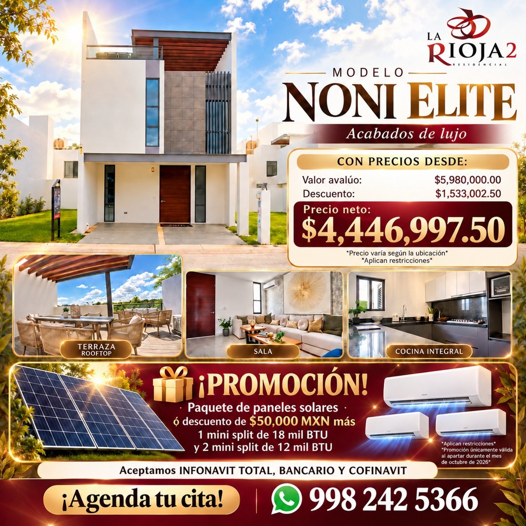 Anuncio de ALTTA HOMES  Jardínes del Sur 6: venta de casa modelo Noni Elite