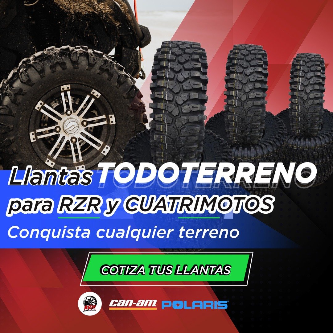 Anuncio de ARM Rines y Llantas: Llantas todoterreno para RZR y cuatrimotos