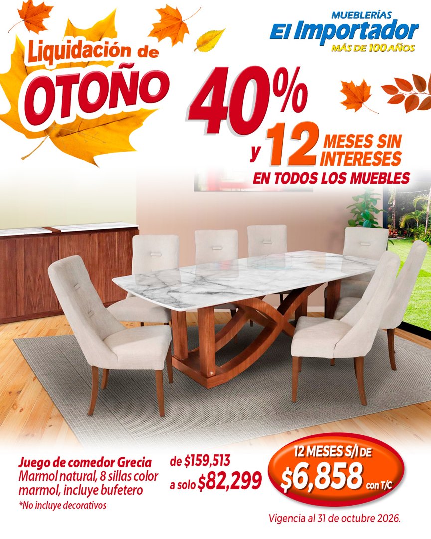 Anuncio de MUEBLERIAS EL IMPORTADOR: Muebles