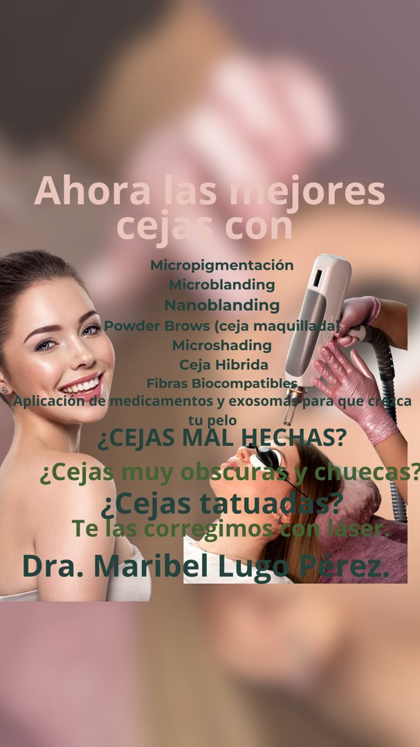 Anuncio de Dra Maribel Lugo Oficial: Tratamiento de cejas