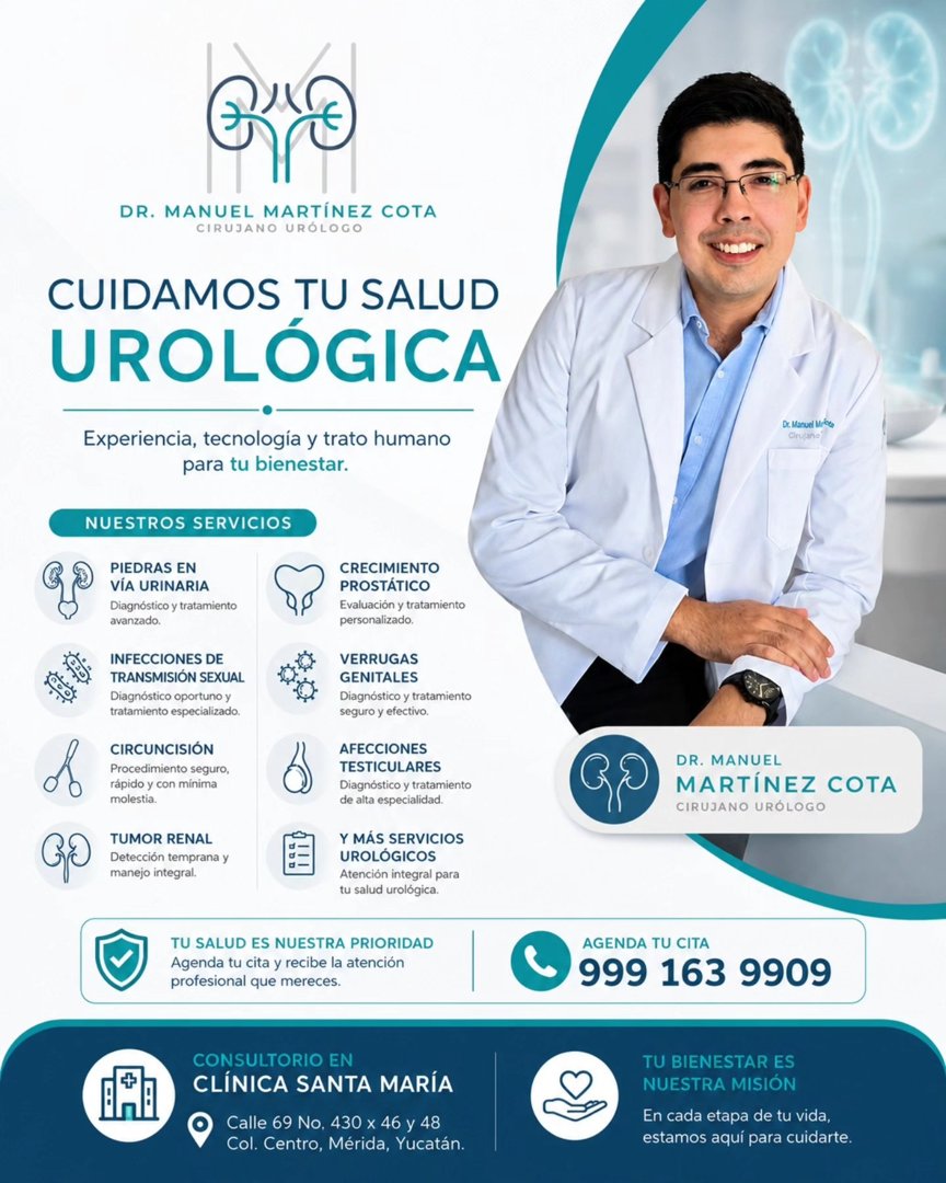Anuncio de Dr. Manuel Martínez Urólogo en Mérida