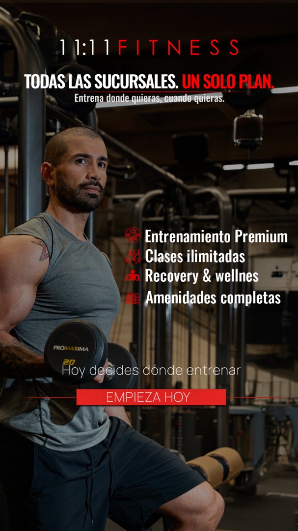 Anuncio de Once Once fitness: plan de entrenamiento