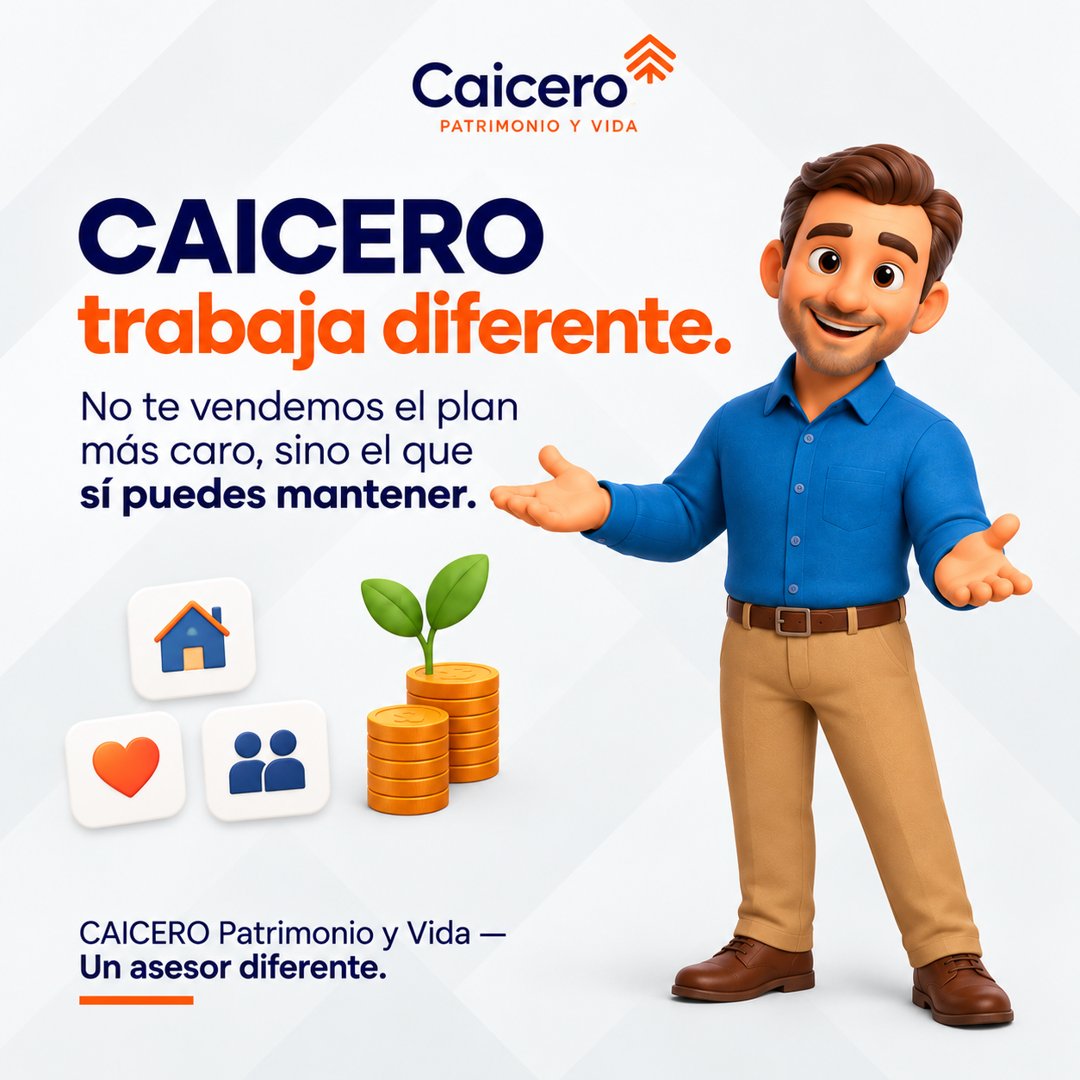 Anuncio de Caicero: asesoría de patrimonio y vida