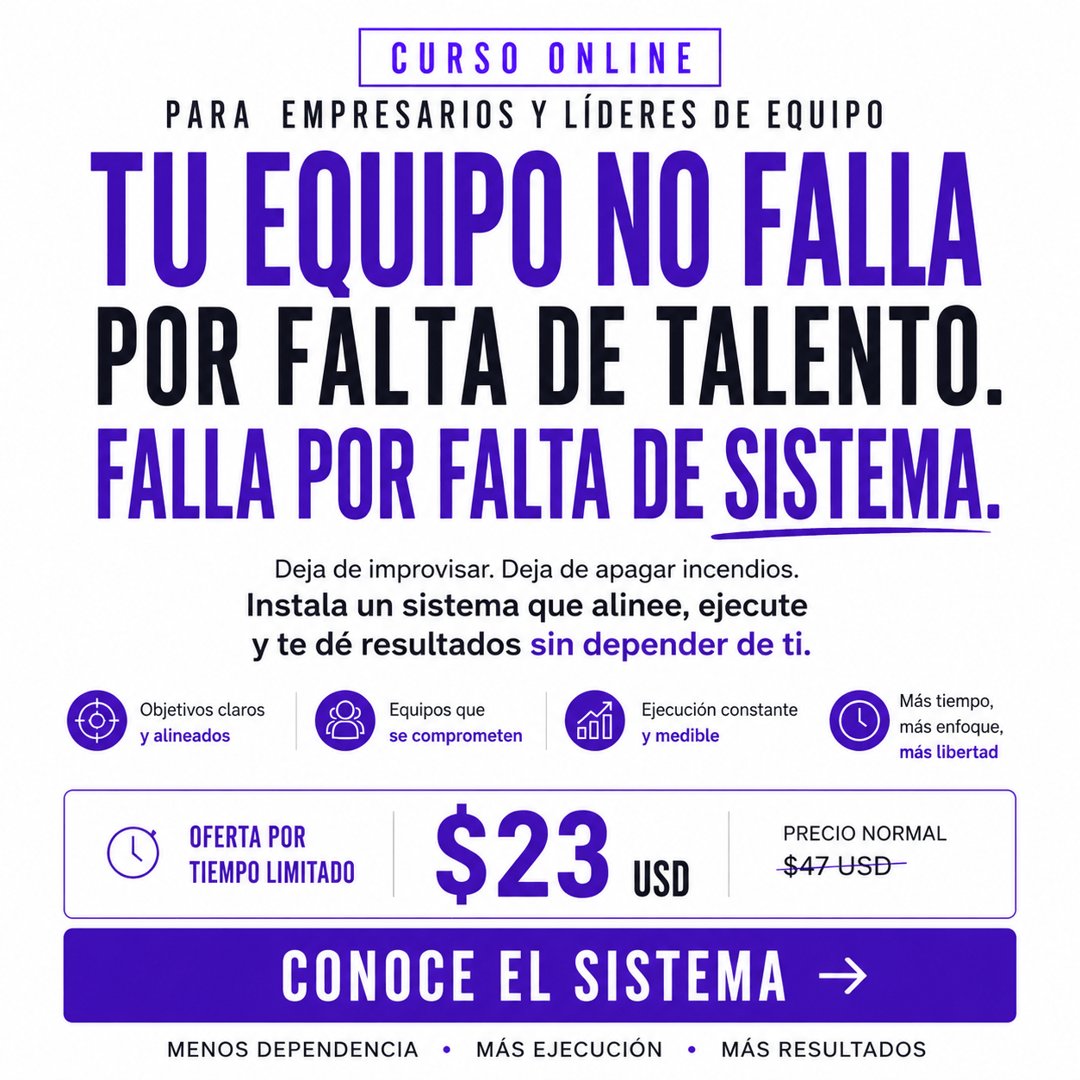 Anuncio de Accion Trascendente: curso online