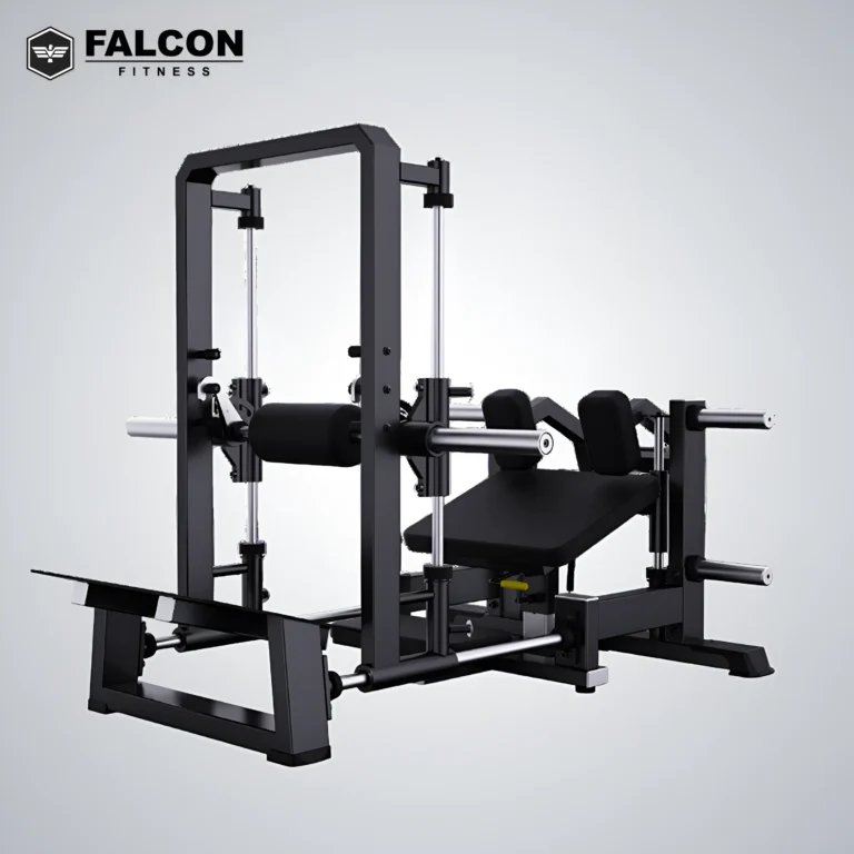 Anuncio de Falconfitness: máquina guía para glúteos