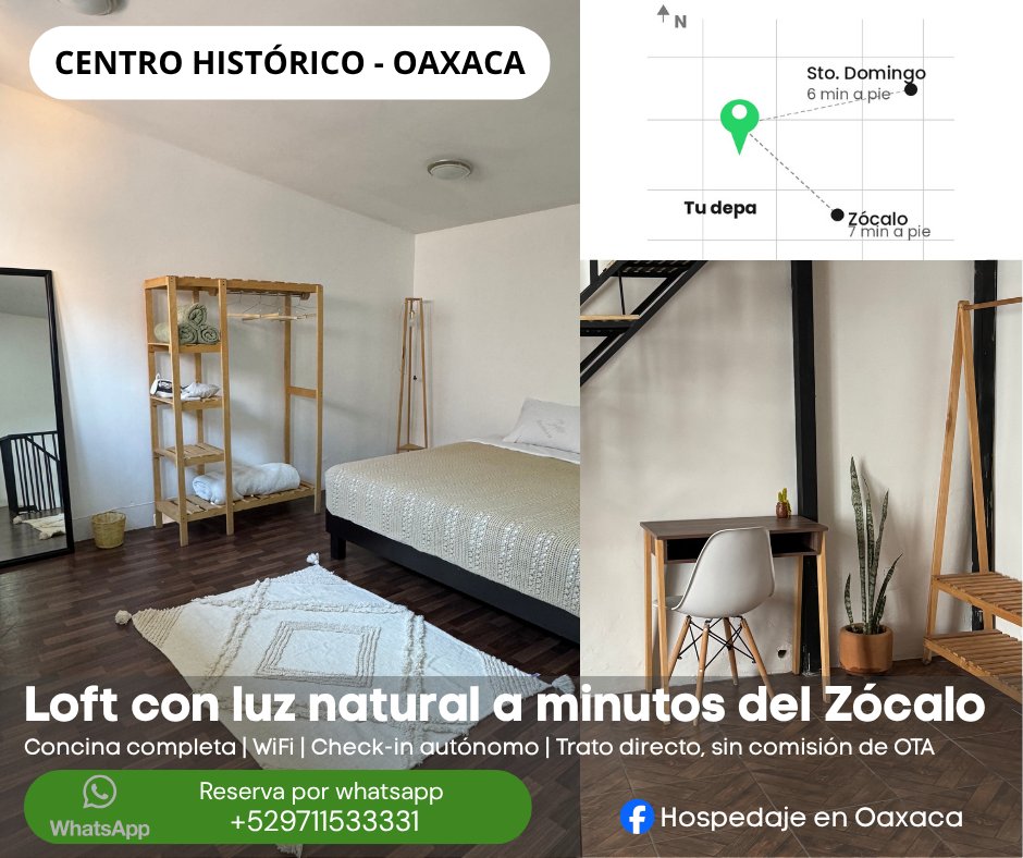 Anuncio de Hospedaje en Oaxaca