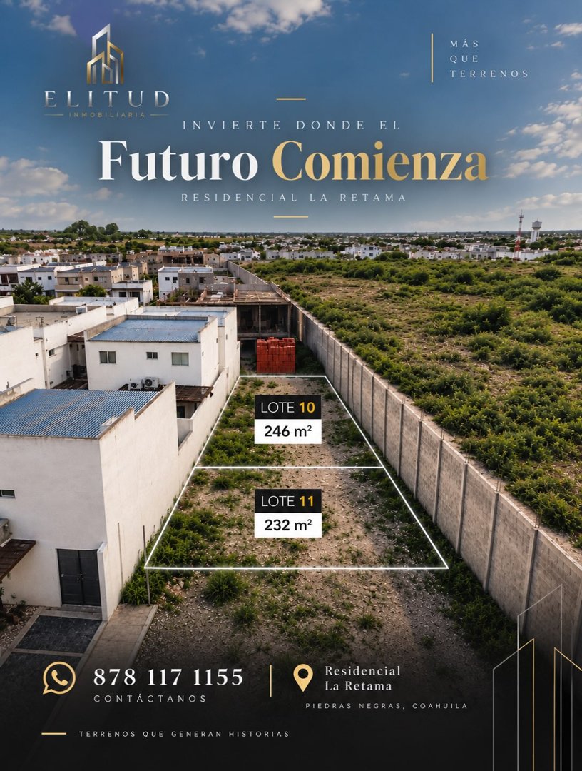 Anuncio de Elitud: lotes residenciales
