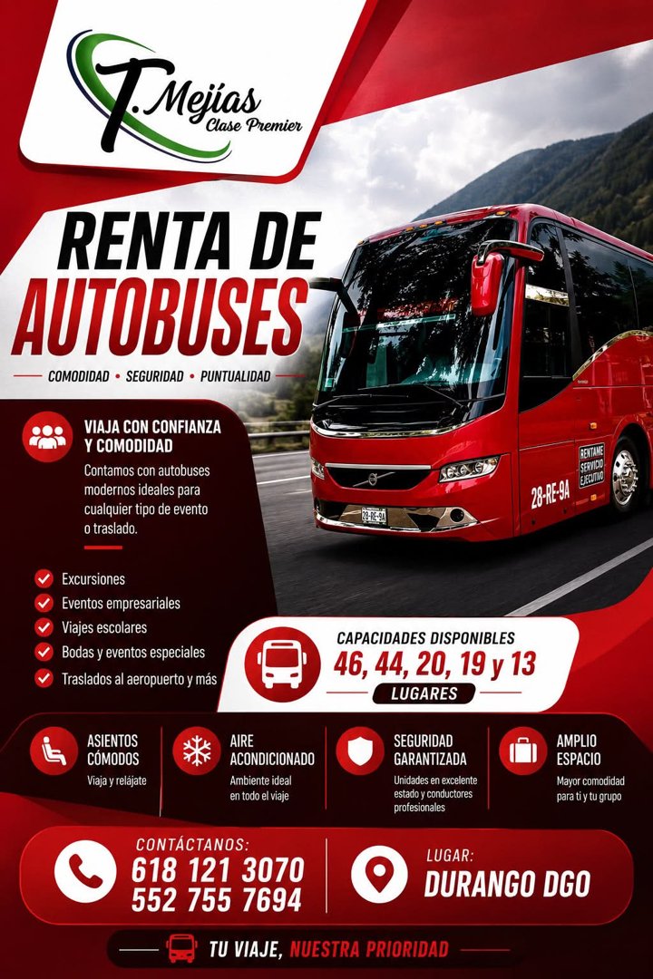 Anuncio de Mejia's Tours