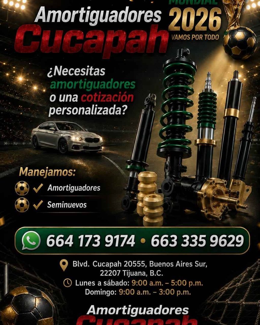 Anuncio de Jonathan Herrera: Amortiguadores