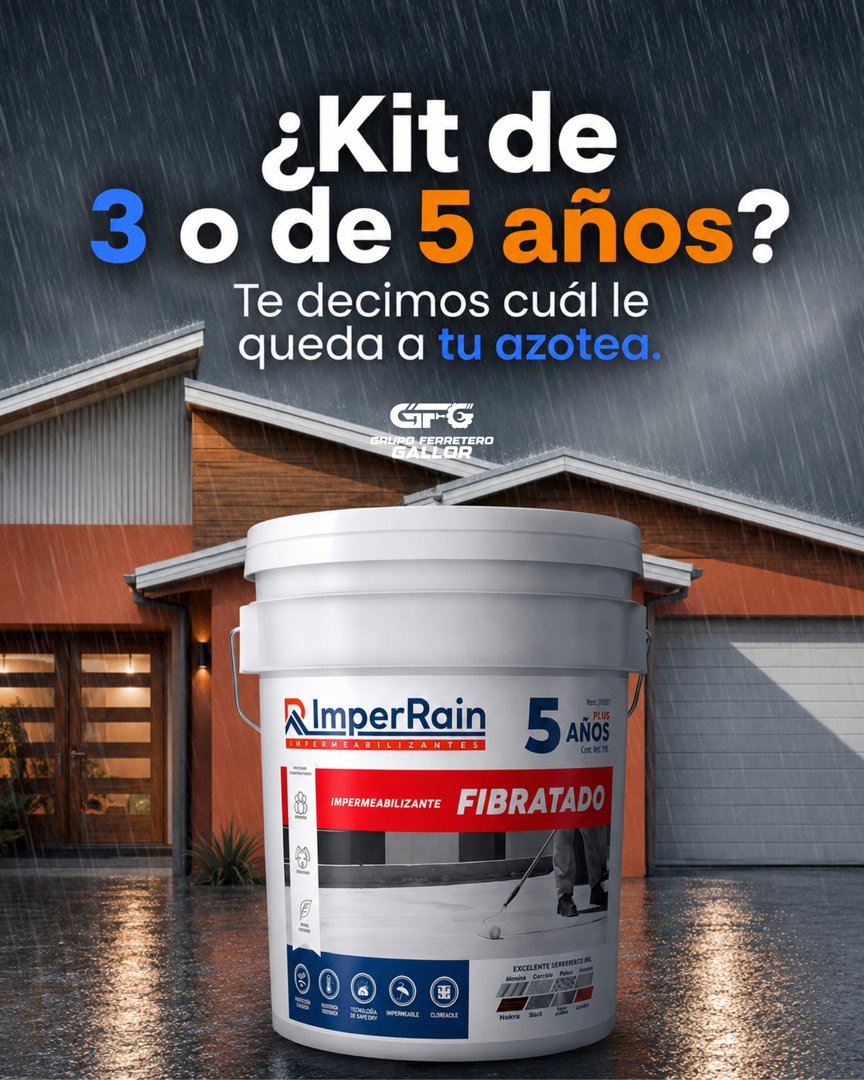 Anuncio de Grupo Ferretero Gallor: Kit de impermeabilización para azoteas