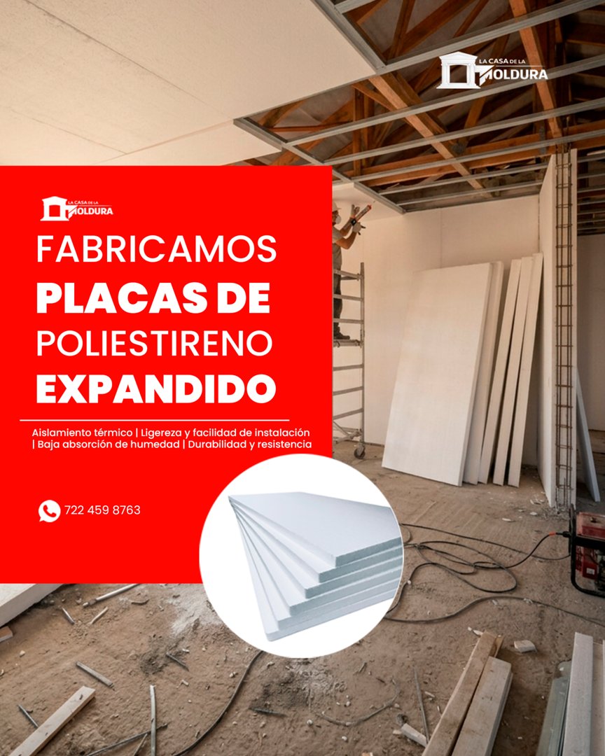 Anuncio de La casa de la moldura: Placas de poliestireno expandido