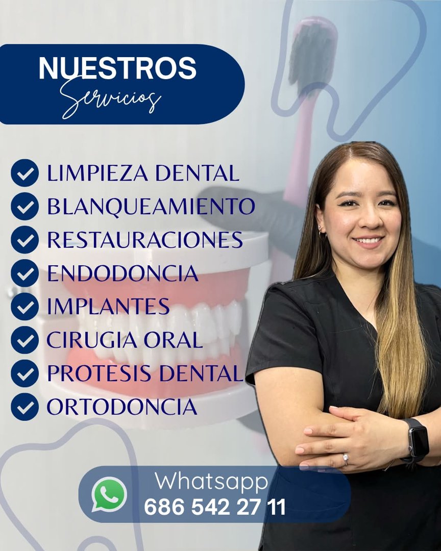Anuncio de Cirujano Dentista Carolina Rivas: odontología
