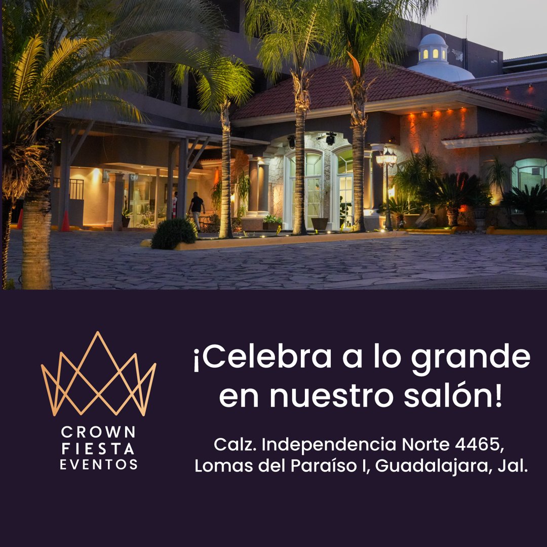 Anuncio de Crown Fiesta Eventos: Salón de eventos