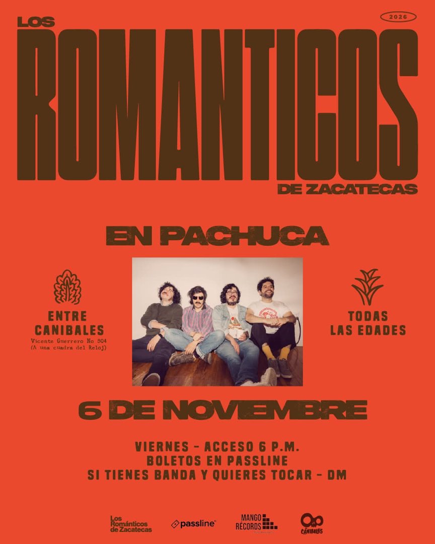 Anuncio de Los Romanticos De Zacatecas (OFICIAL): Concierto de Los Romanticos De Zacatecas