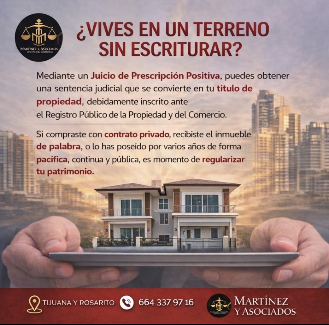Anuncio de MARTINEZ Y ASOCIADOS: regularización de propiedad
