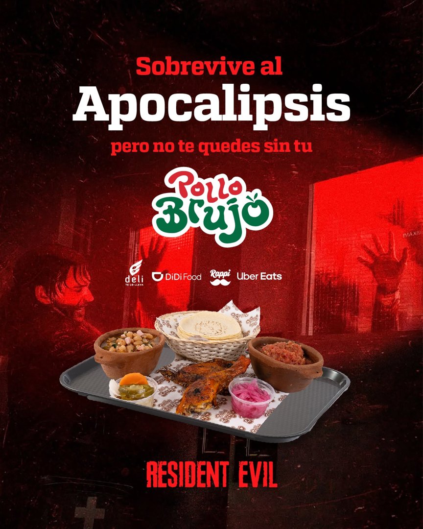 Anuncio de Pollo Brujo Chiapas