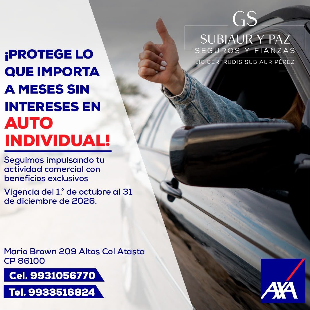 Anuncio de AXA MARIO BROWN: seguro de auto