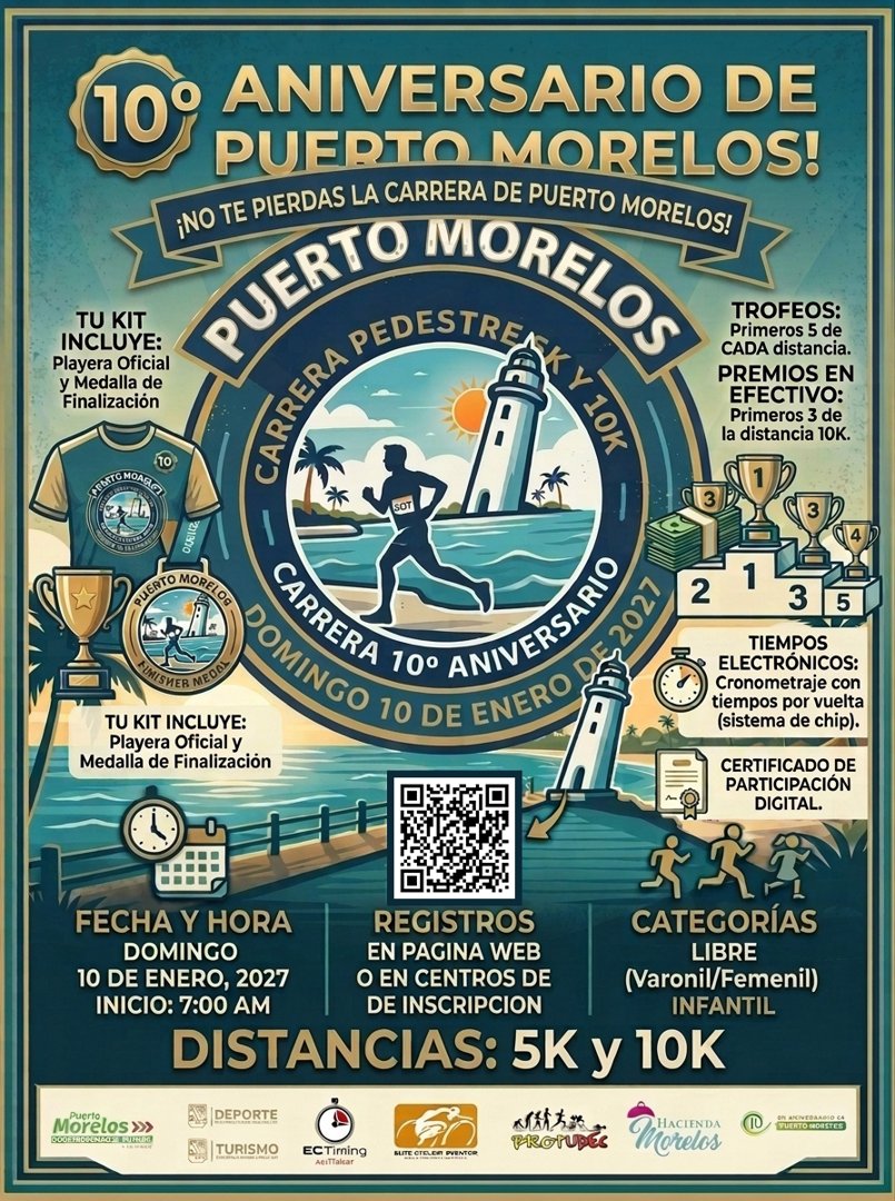 Anuncio de ECTiming: Carrera Pedestre 5K y 10K