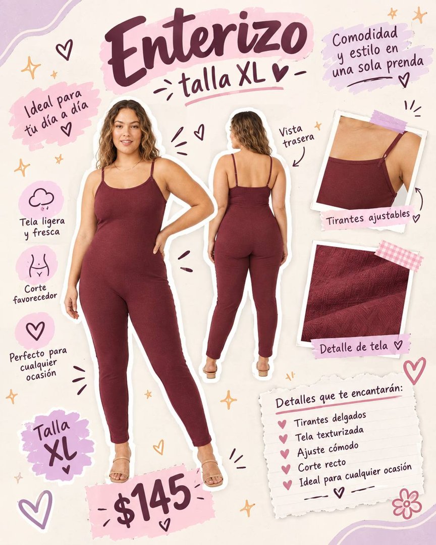 Anuncio de Payo's Outlet: enterizo talla XL