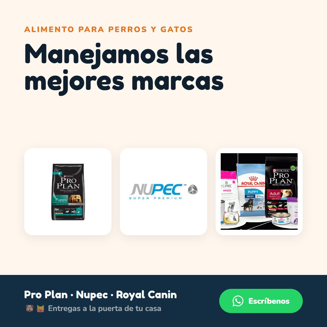Anuncio de Tobby: Alimento para perros y gatos