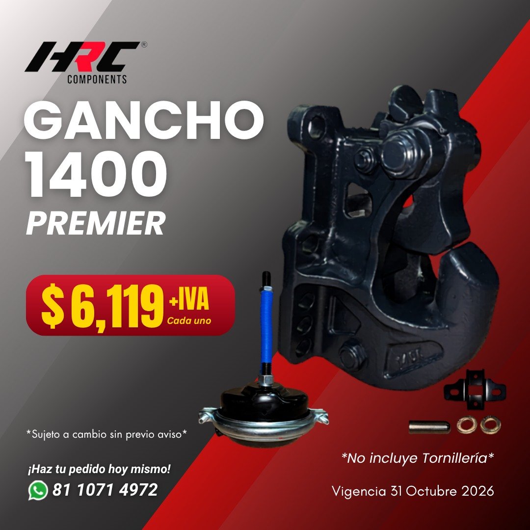 Anuncio de HRC Components: gancho para trailer