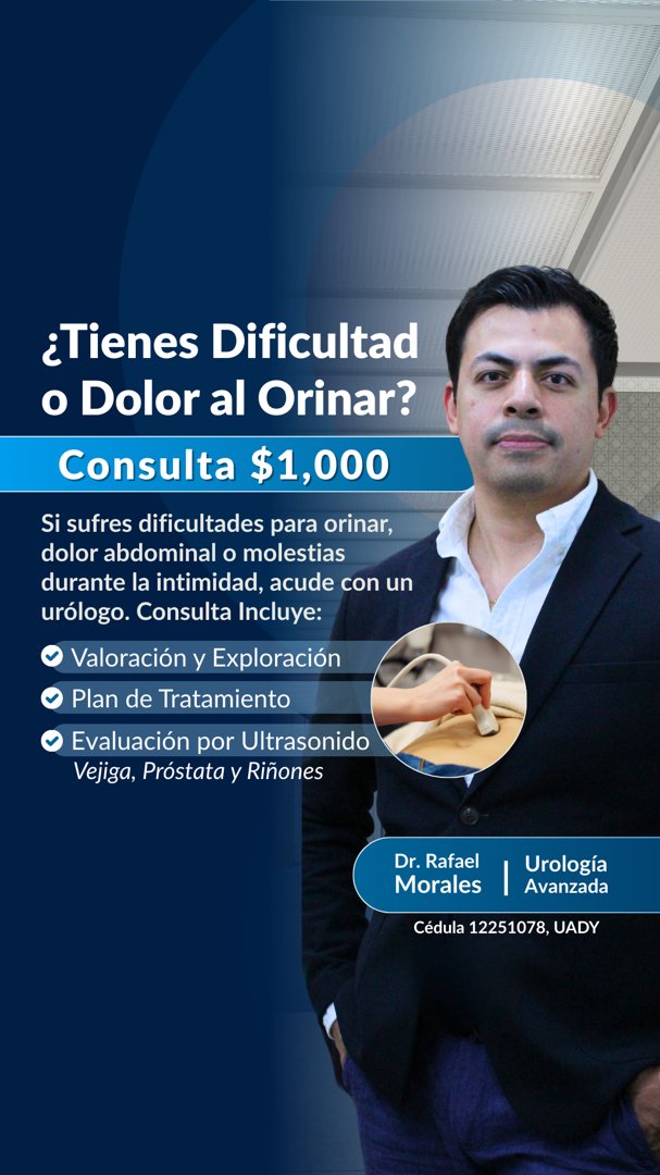 Anuncio de Dr. Rafael Morales Rodríguez: Consulta urológica