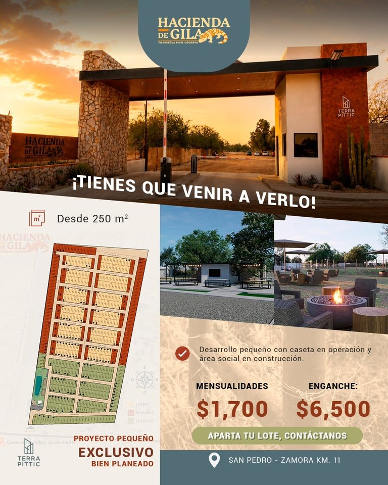Anuncio de Daniel Castelar- Asesor Comercial Terra pitic: Terrenos