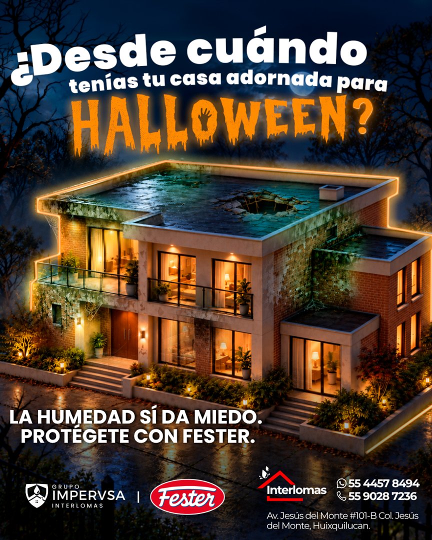 Anuncio de Fester Interlomas: impermeabilización