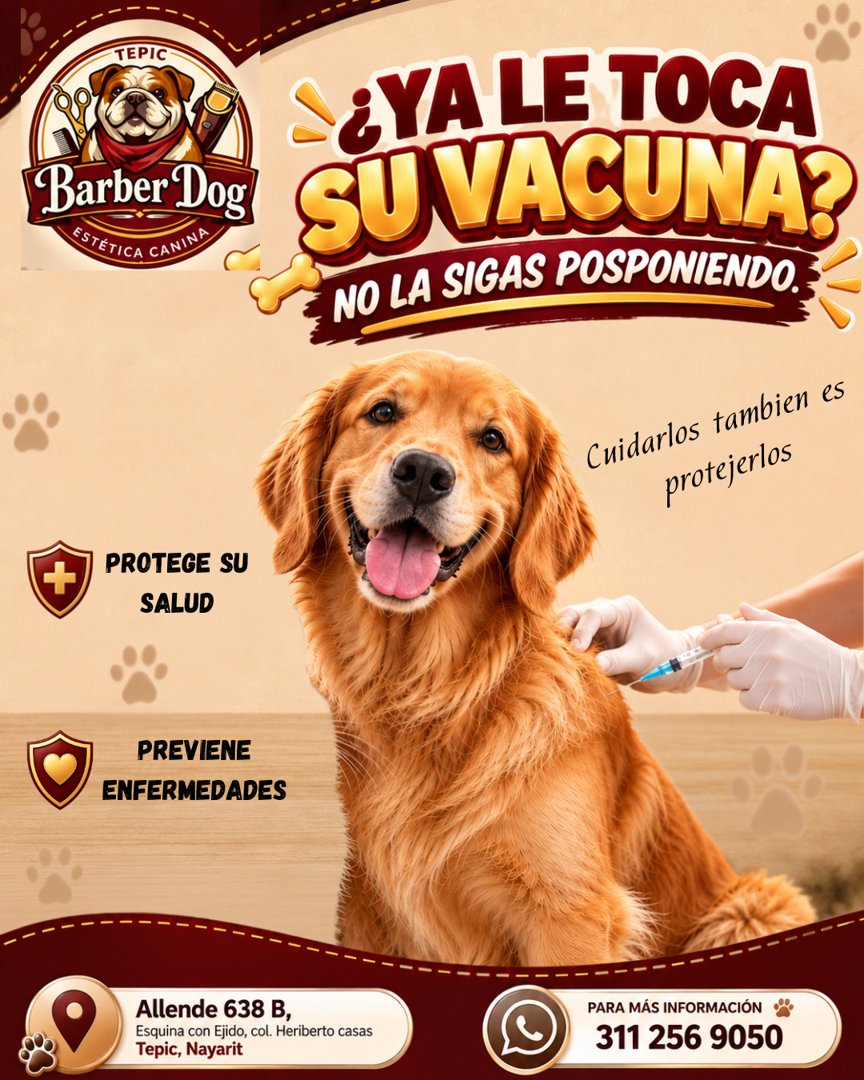 Anuncio de Barber Dog Tepic