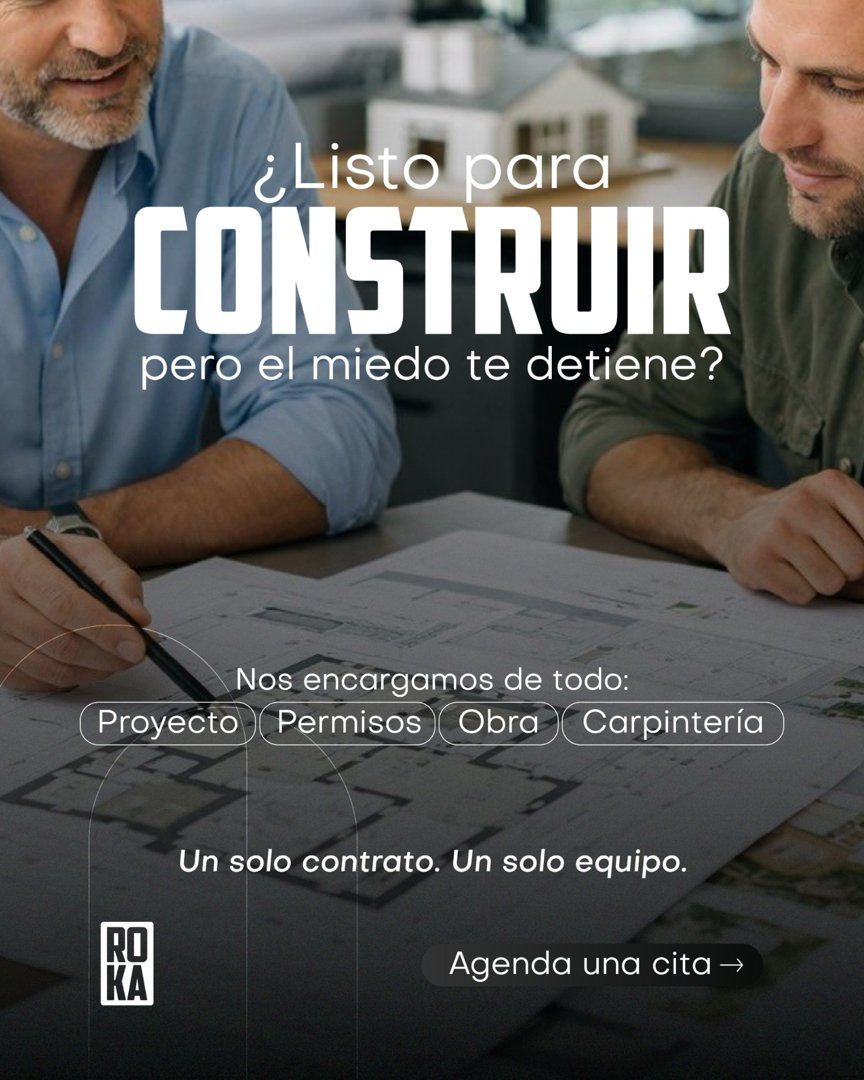 Anuncio de Grupo RoKa: Construcción