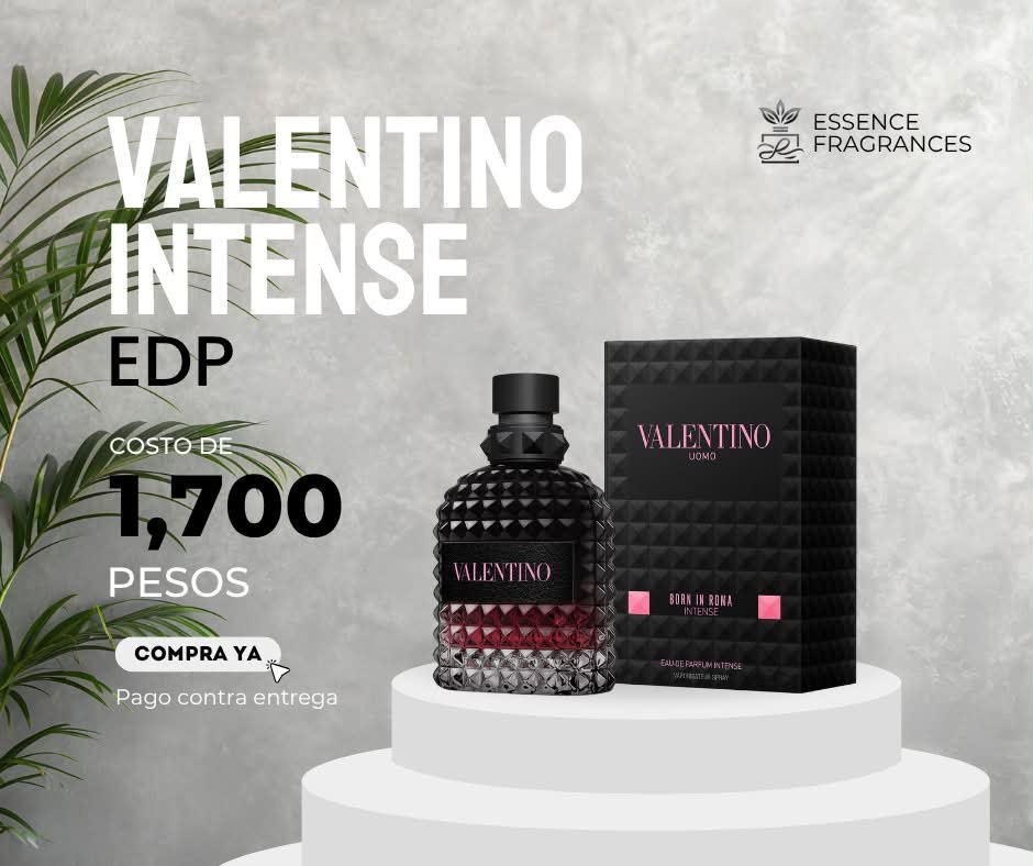 Anuncio de Perfumería Essence Fragrances: Perfume Valentino Intense