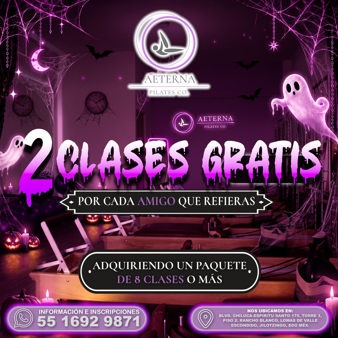 Anuncio de Pilates CO - Aeterna: Clases de Pilates