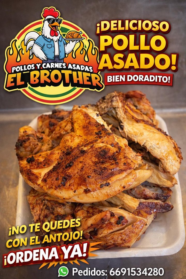 Anuncio de Tacos el brother: Pollo asado