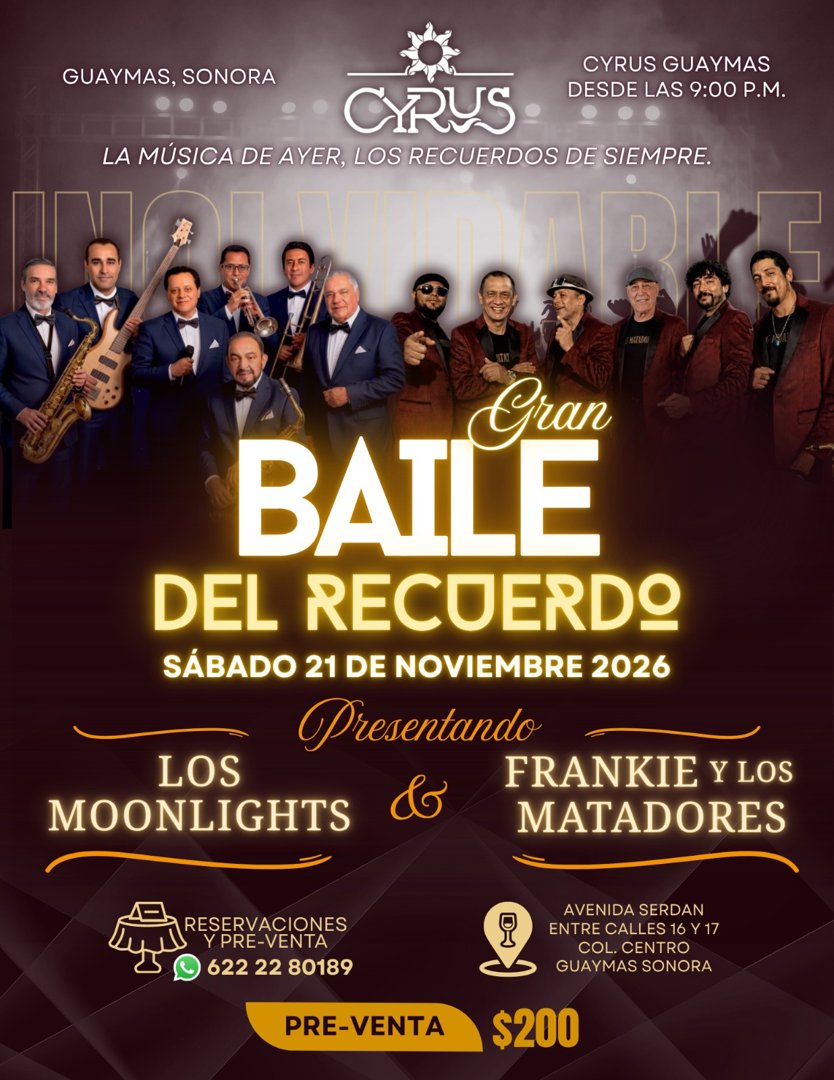 Anuncio de Oceano Records: Baile del Recuerdo