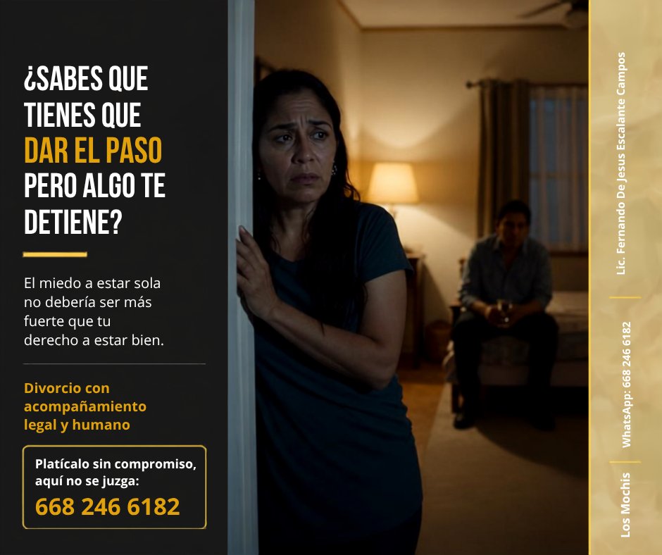 Anuncio de Lic. Fernando Escalante: acompañamiento legal y humano para divorcio