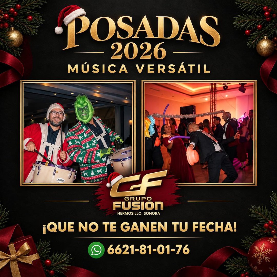 Anuncio de Grupo Fusion: Grupo musical para posadas