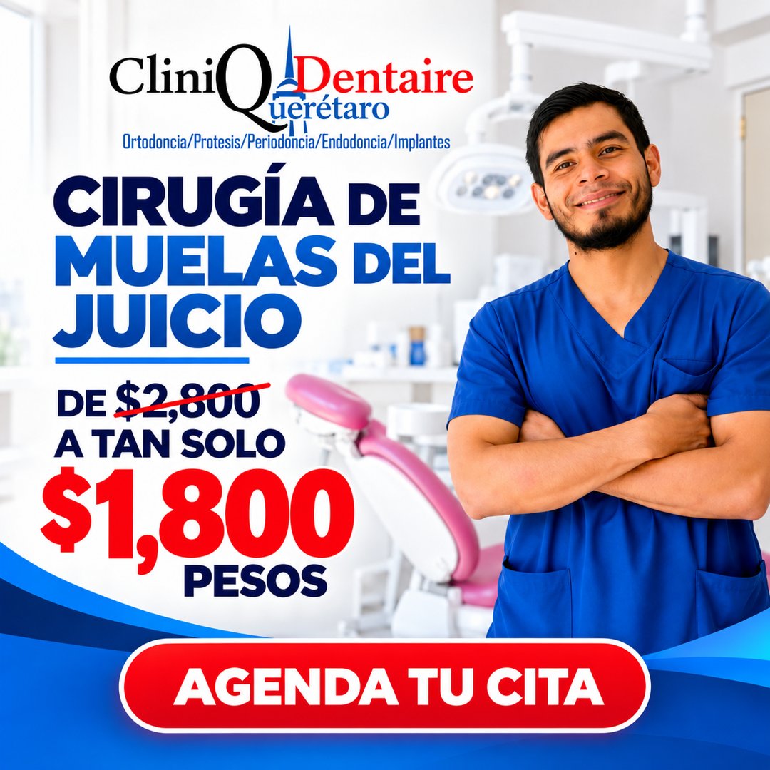 Anuncio de Clinica Dentaire: Cirugía de muelas del juicio