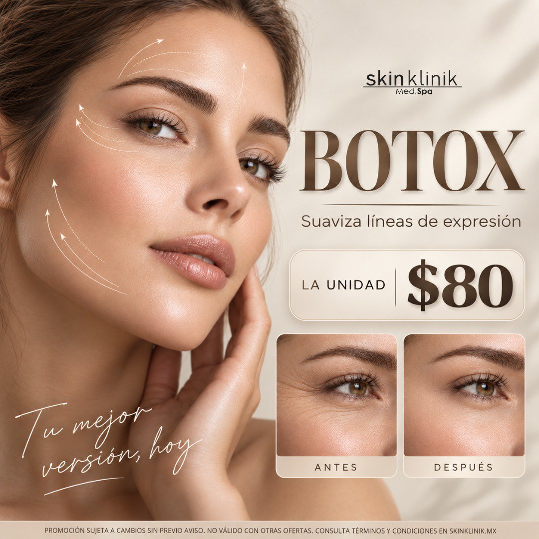 Anuncio de Skinklinik Med Spa  Tijuana: Botox