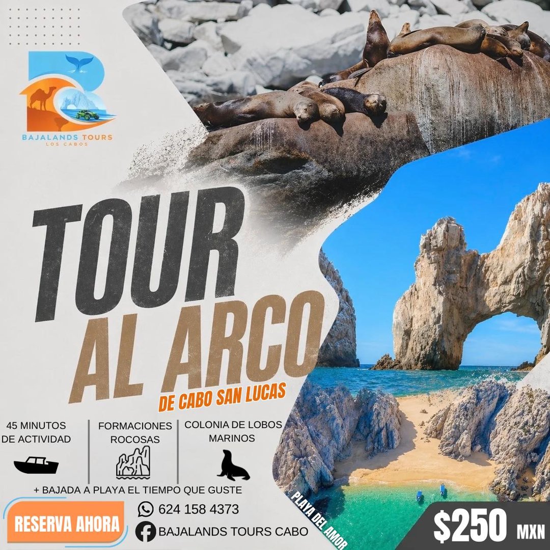 Anuncio de Bajalands Tours Cabo: tour al arco