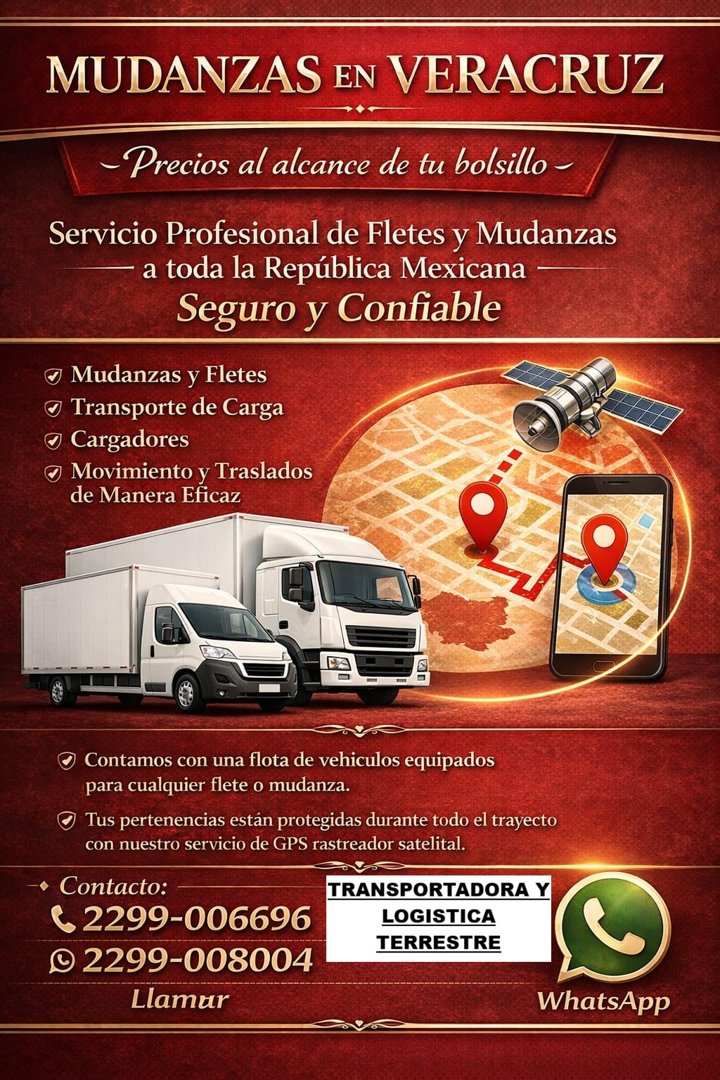 Anuncio de Mudanzas En Veracruz