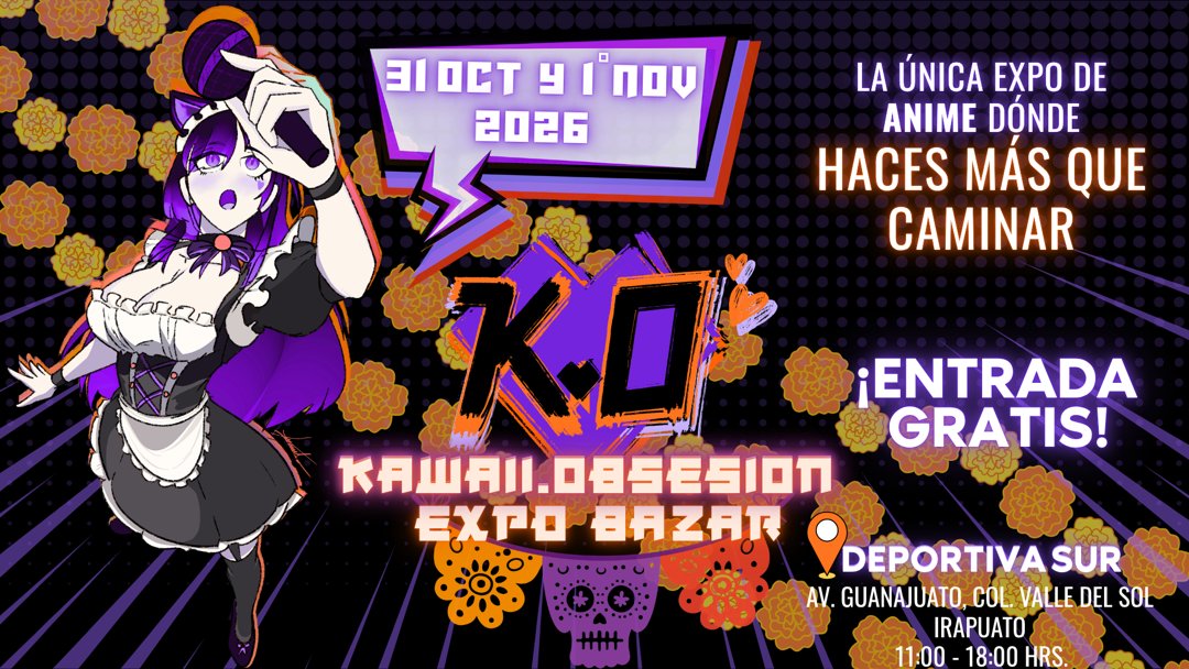 Anuncio de K.O Expo: Expo Anime