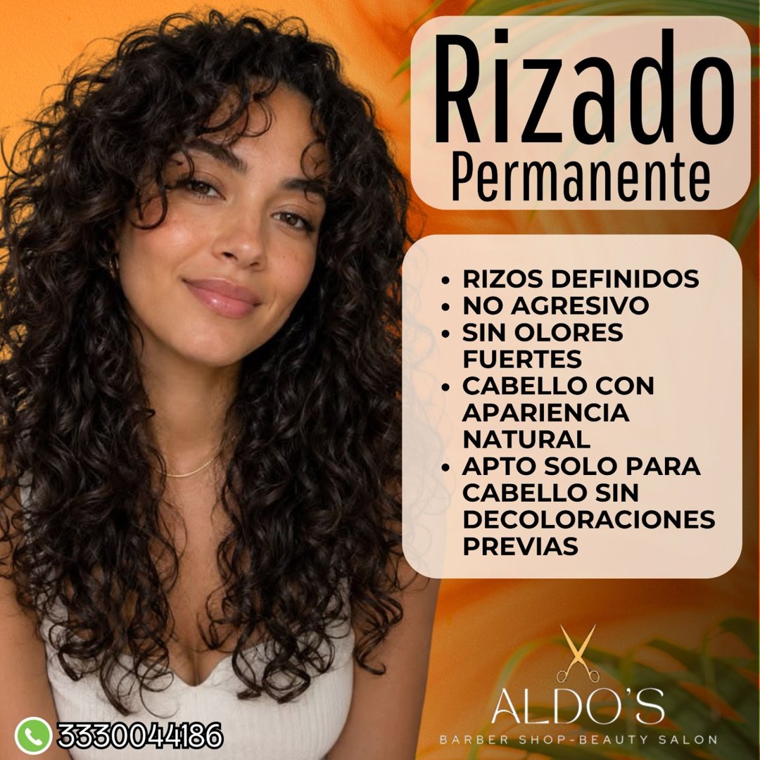 Anuncio de Aldo's Barber Shop & Beauty Salon: Rizado permanente