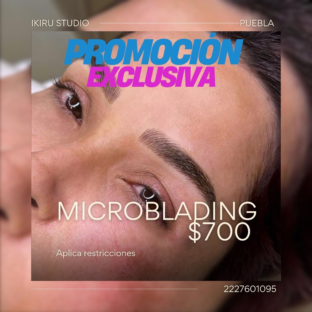 Anuncio de IKIRU Estudio de Imagen & Relajación: Microblading