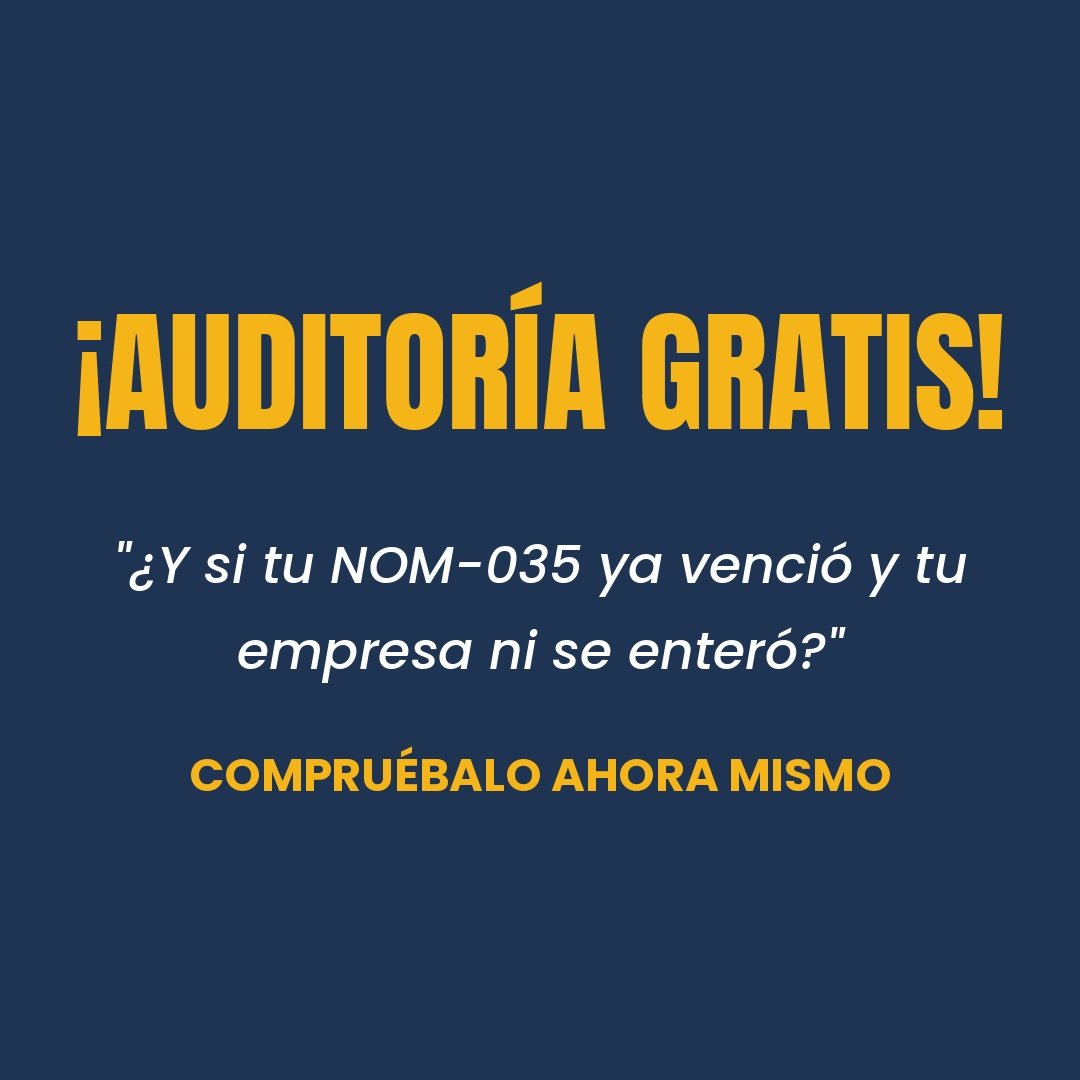 Anuncio de WorkingMinds: auditoría NOM-035