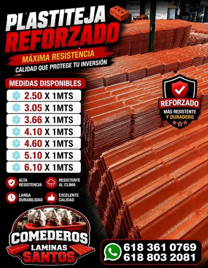 Anuncio de laminas durango: laminas reforzadas