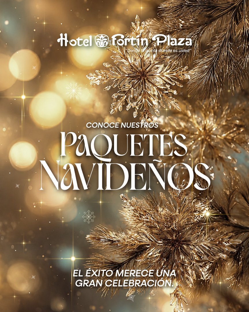 Anuncio de Hotel Fortin Plaza Oaxaca: paquetes navideños