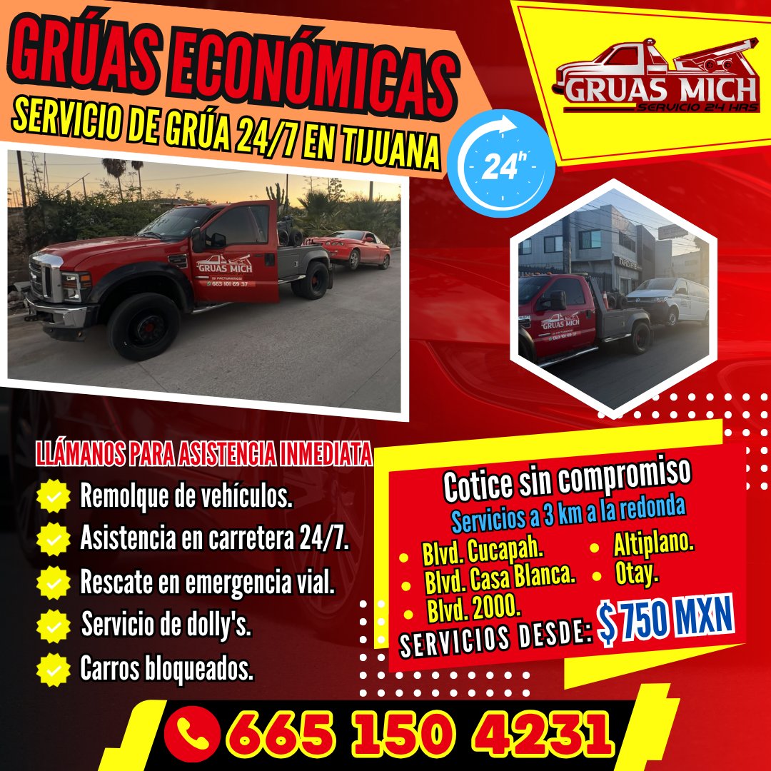 Anuncio de Servicio de GRUAS